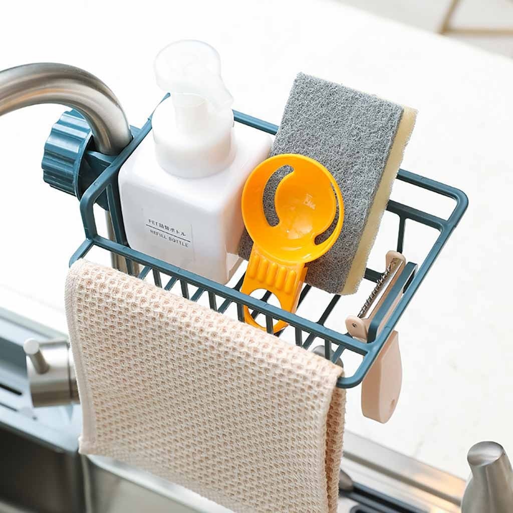 SPONJ Kitchen Faucet Sponge Drain Rack